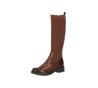 Caprice Damenstiefel Kniehoch mit Absatz und Reißverschluss, Braun (Cognac Comb), 38.5 EU