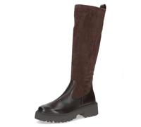 CAPRICE Damen Stiefel mit Absatz mit Thermosohle Bequem, Braun (Dk Brown Comb), 37 EU