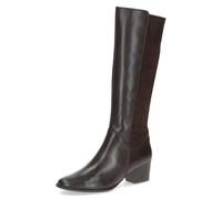 CAPRICE Damen Stiefel mit Reißverschluss Blockabsatz, Braun (Dk Brown Comb), 40.5 EU