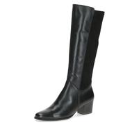 CAPRICE Damen Stiefel mit Reißverschluss Blockabsatz, Schwarz (Black Comb), 40 EU