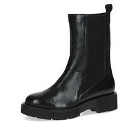 CAPRICE Damen Stiefel ohne Absatz Airmotion aus Leder Winter Weite G, Schwarz (Black Nappa), 38 EU