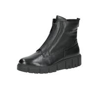 CAPRICE Damen Stiefel ohne Absatz aus Leder Wasserabweisend, Schwarz (Black Nappa), 40 EU