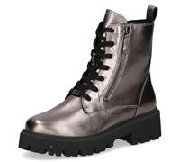 CAPRICE Damen Stiefeletten aus Leder Gefüttert, Beige (Taupe Metallic), 39 EU