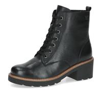 CAPRICE Damen Stiefeletten aus Leder Gefüttert, Schwarz (Black Nappa), 37 EU