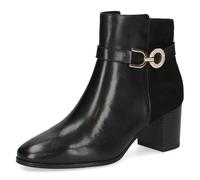 Caprice Stiefeletten 9-25302-45/019 Leder, Blockabsatz, Schwarz, Größe 38,5