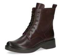 Schnürstiefelette CAPRICE "Caprice Stiefelette Leder", Damen, Gr. 36, braun (dunkelbraun), Leder, casual, Schuhe (75940764-36) dunkelbraun