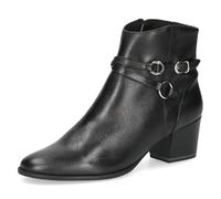 CAPRICE Damen Stiefeletten aus Leder mit Schnalle, Schwarz (Black Nappa), 37.5 EU