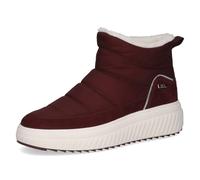 Stiefelette CAPRICE "Caprice Stiefelette Leder/Textil", Damen, Gr. 38, bordeaux, Leder, Textil, Schuhe (81608425-38) bordeaux