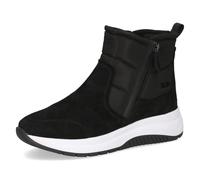 Stiefelette CAPRICE "Caprice Stiefelette Leder/Textil", Damen, Gr. 38, schwarz, Leder, Textil, Schuhe Stiefelette (10857166-38) schwarz