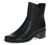 CAPRICE Damen Stiefeletten mit Absatz aus Leder mit Reißverschluss, Blau (Ocean Nappa), 38.5 EU