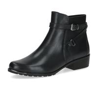 CAPRICE Damen Stiefeletten mit Absatz aus Leder mit Schnalle, Blau (Ocean Nappa), 37.5 EU