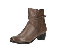 CAPRICE Damen Stiefeletten mit Absatz mit Reißverschluss Elegant, Braun (Taupe Nappa), 40.5 EU