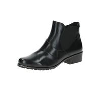 CAPRICE Damen Stiefeletten mit Absatz mit Reißverschluss Elegant, Schwarz (Black Nappa), 41 EU
