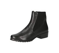 CAPRICE Damen Stiefeletten mit Absatz mit Reißverschluss Spitz, Schwarz (Black Nappa), 38 EU