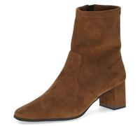 CAPRICE Damen Stiefeletten mit Absatz mit Reißverschluss Vegan, Braun (Brown Stretch), 38 EU