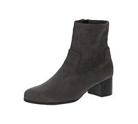 CAPRICE Damen Stiefeletten mit Absatz mit Reißverschluss Vegan, Grau (Dk Grey Str.), 41 EU