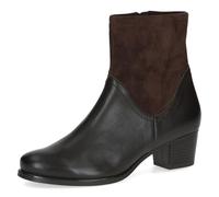 Caprice Damen Stiefeletten mit Reißverschluss Kleiner Absatz, Braun (Dk Brown Comb), 41 EU