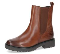CAPRICE Damen Stiefeletten mit Reißverschluss Thermosohle, Braun (Cognac Comb), 40 EU