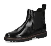 CAPRICE Damen Stiefeletten mit Reißverschluss Wechselfußbett, Schwarz (Black Naplak), 41 EU
