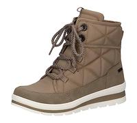 CAPRICE Damen Stiefeletten zum Schnüren Airmotion Plateau mit Reißverschluss Weite G, Braun (Mud Comb), 38 EU