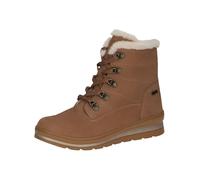 CAPRICE Damen Stiefeletten zum Schnüren Gefüttert Wasserabweisend, Braun (Nut Nubuc), 39 EU