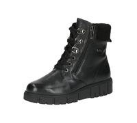 CAPRICE Damen Stiefeletten zum Schnüren Gefüttert Wasserabweisend, Schwarz (Black Nappa), 39 EU