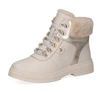CAPRICE Damen Stiefeletten zum Schnüren Gefüttert, Weiß (Offwhite Comb), 41 EU