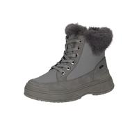 CAPRICE Damen Stiefeletten zum Schnüren Vegan Wasserabweisend, Braun (Taupe Comb), 42 EU
