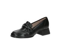 CAPRICE Damen Trotteur aus Leder mit Blockabsatz, Schwarz (Black Nappa), 41 EU