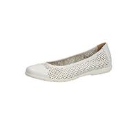 Caprice Damen Vivian Geschlossene Ballerinas, Weiß (White Nappa 102)