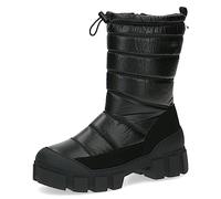 CAPRICE Damen Winterstiefel mit Absatz Climotion Gefüttert Plateau Weite G, Schwarz (Black Comb), 39 EU