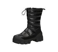 CAPRICE Damen Winterstiefel mit Absatz Climotion Wasserabweisend Gefüttert Weite G Vegan, Schwarz (Black Comb 1), 39 EU