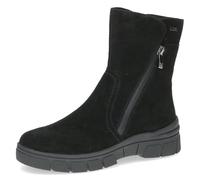 Caprice Damen Winterstiefel Black Nubuck – Leder, wasserabweisend, ohne Absatz – Schwarz Größe 41 EU