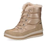 CAPRICE Damen Winterstiefel ohne Absatz Vegan Wasserabweisend, Braun (Mud Comb), 38 EU
