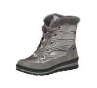 Winterboots CAPRICE Gr. 41, grau (taupe, metallic) Damen Schuhe Snowboots Reißverschlussstiefeletten mit wasserabweisender TEX-Membran (97567658-41)