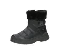 CAPRICE Damen Winterstiefel ohne Absatz Vegan Wasserabweisend, Schwarz (Black Comb), 37 EU