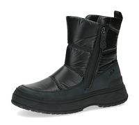 CAPRICE Damen Winterstiefeletten ohne Absatz Airmotion mit Reißverschluss Gefüttert Weite G, Schwarz (Black Comb), 40.5 EU