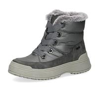 CAPRICE Damen Winterstiefeletten zum Schnüren Airmotion Wasserabweisend mit Reißverschluss Weite G Vegan, Grau (Dk Grey Comb), 40 EU