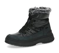 CAPRICE Damen Winterstiefeletten zum Schnüren Airmotion Gefüttert mit Reißverschluss Weite G, Schwarz (Black Comb), 39 EU