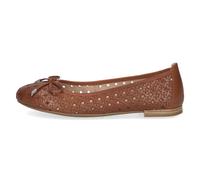 Caprice Ballerina Damen 9-22109-42 Cognac Nappa Größe 39