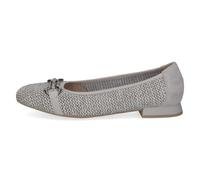 Caprice Ballerinas Leder/Textil Grau/Silber - 36