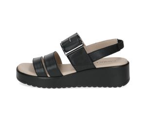 Caprice Damenschuhe Keilsandaletten BLACK NAPPA BLACK NAPPA - Gr. - 37