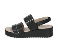 Caprice Damenschuhe Keilsandaletten BLACK NAPPA BLACK NAPPA - Gr. - 41