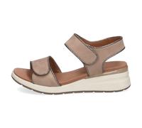 Caprice Damenschuhe Keilsandaletten TAUPE NUBUC TAUPE NUBUC - Gr. - 41