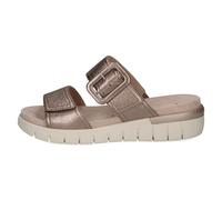 Caprice Damenschuhe Klassische Pantoletten TAUPE METALLIC TAUPE METALLIC - Gr. - 37