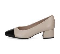 Caprice Damenschuhe Klassische Pumps BEIGE/BLACK BEIGE/BLACK - Gr. - 39