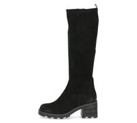 Stiefel CAPRICE Gr. 38, Varioschaft, schwarz Damen Schuhe Reißverschlussstiefel mit Textil-Stretchschaft (88674651-38)