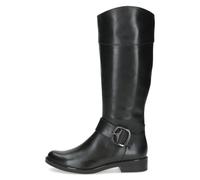 CAPRICE Damen Stiefel aus Leder mit Schnalle, Schwarz (Black Nappa), 39 EU
