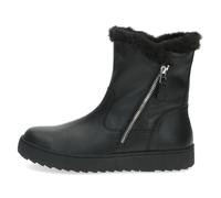 Caprice Stiefelette Leder/Textil Schwarz Warmfutter