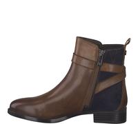 Caprice Damenschuhe Klassische Stiefeletten COGNAC/OCEAN COGNAC/OCEAN - Gr. - 37 EU | 4 UK